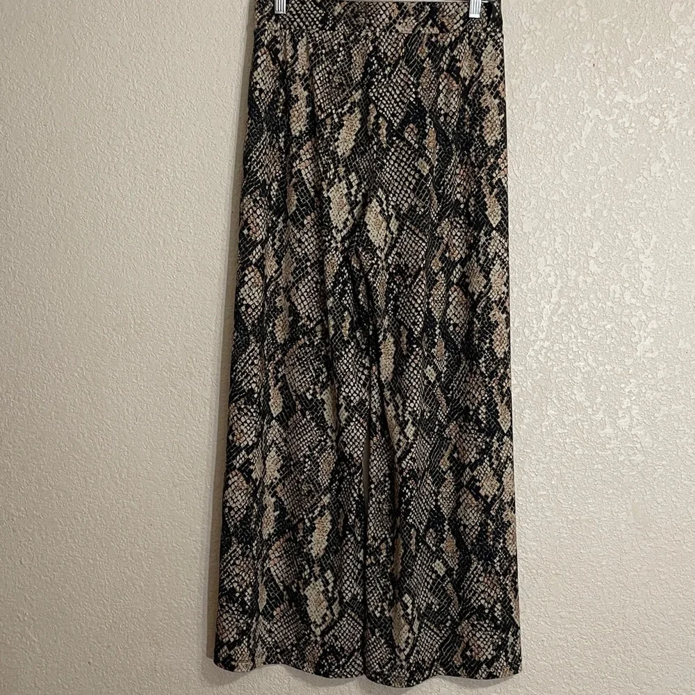 Philosophy Snakeskin print Wide-Leg Women's Pants